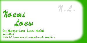 noemi loew business card